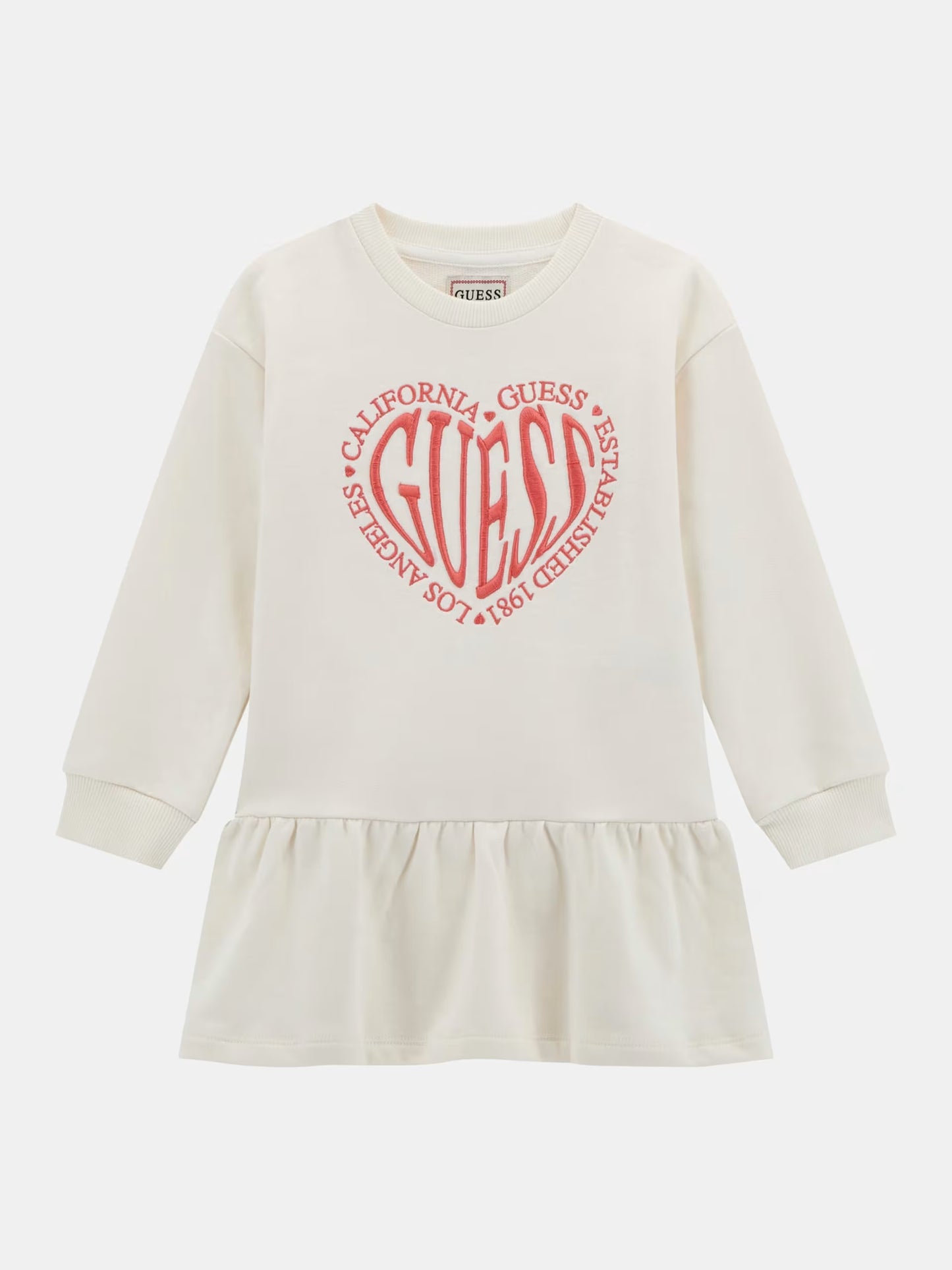 GUESS ACTIVE HEART EMBROIDERED DRESS