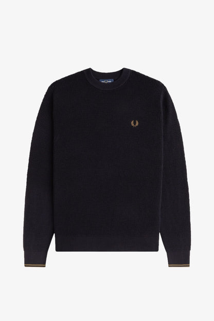 FRED PERRY WAFFLE STITCH JUMPER