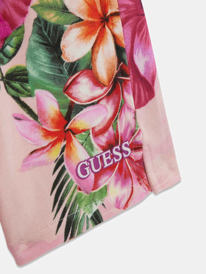 GUESS KIDS FRENCH TERRY MULTIPRINT SHORTS