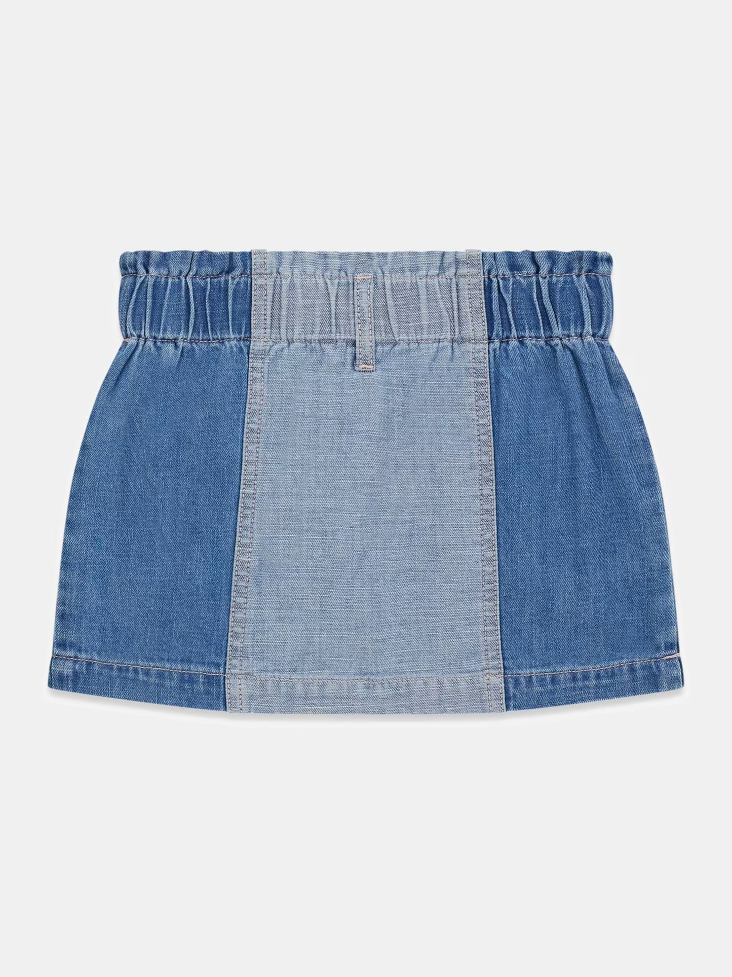 GUESS KIDS EMBROIDERED DENIM MINI SKIRT