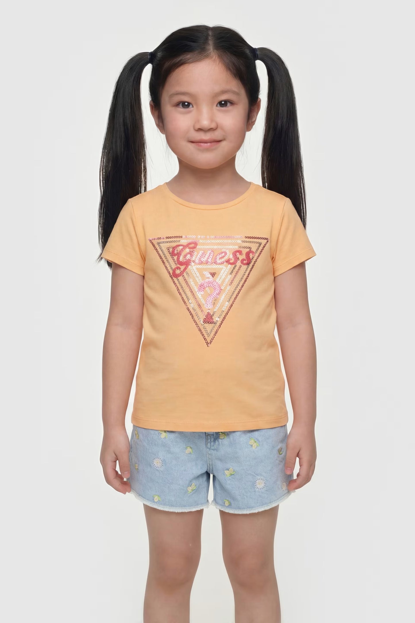 GUESS JEANS TRIANGLE LOGO T SHIRT