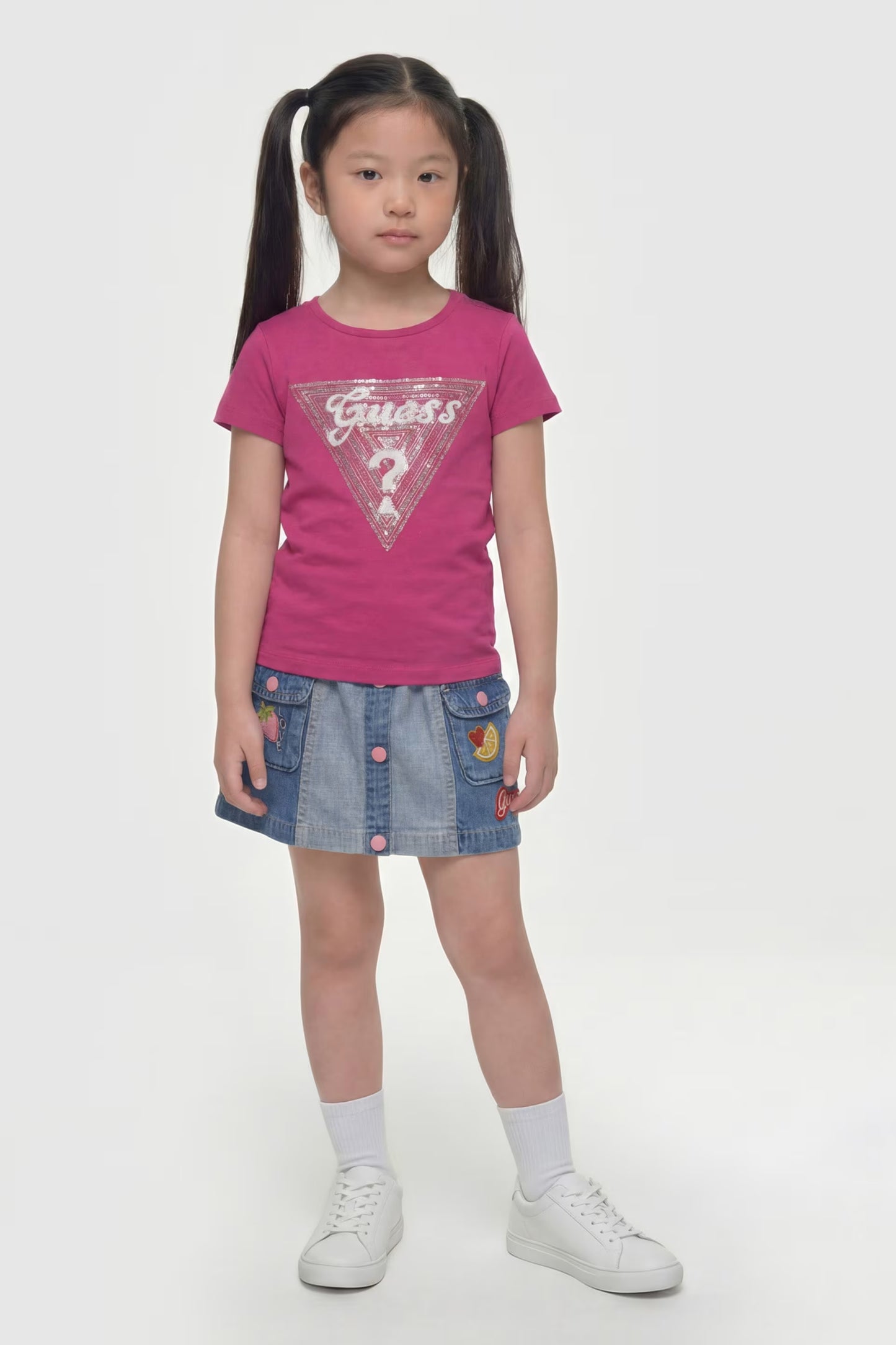 GUESS KIDS TRIANGLE LOGO T SHIRT