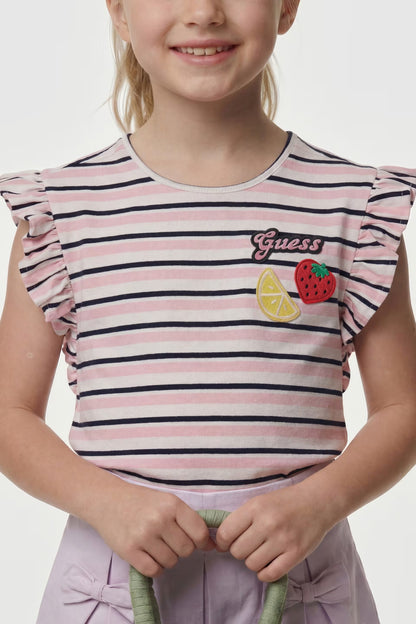 GUESS KIDS STRIPED T SHIRT