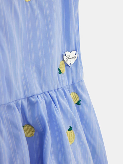 GUESS KIDS ALLOVER PRINT POPLIN DRESS