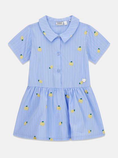 GUESS KIDS ALLOVER PRINT POPLIN DRESS