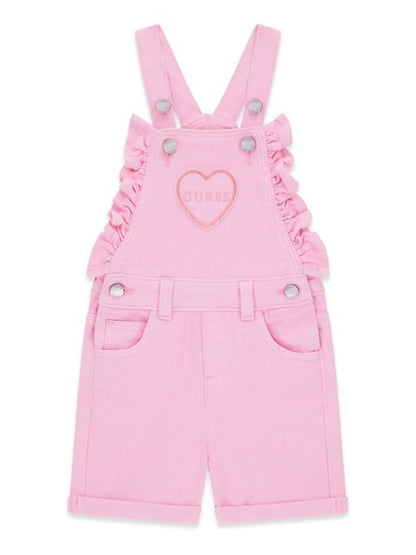 GUESS KIDS RIGID BULL DENIM  SHORTALL DRESS