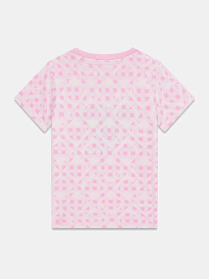 GUESS KIDS TRIANGLE PRINTED T SHIRT