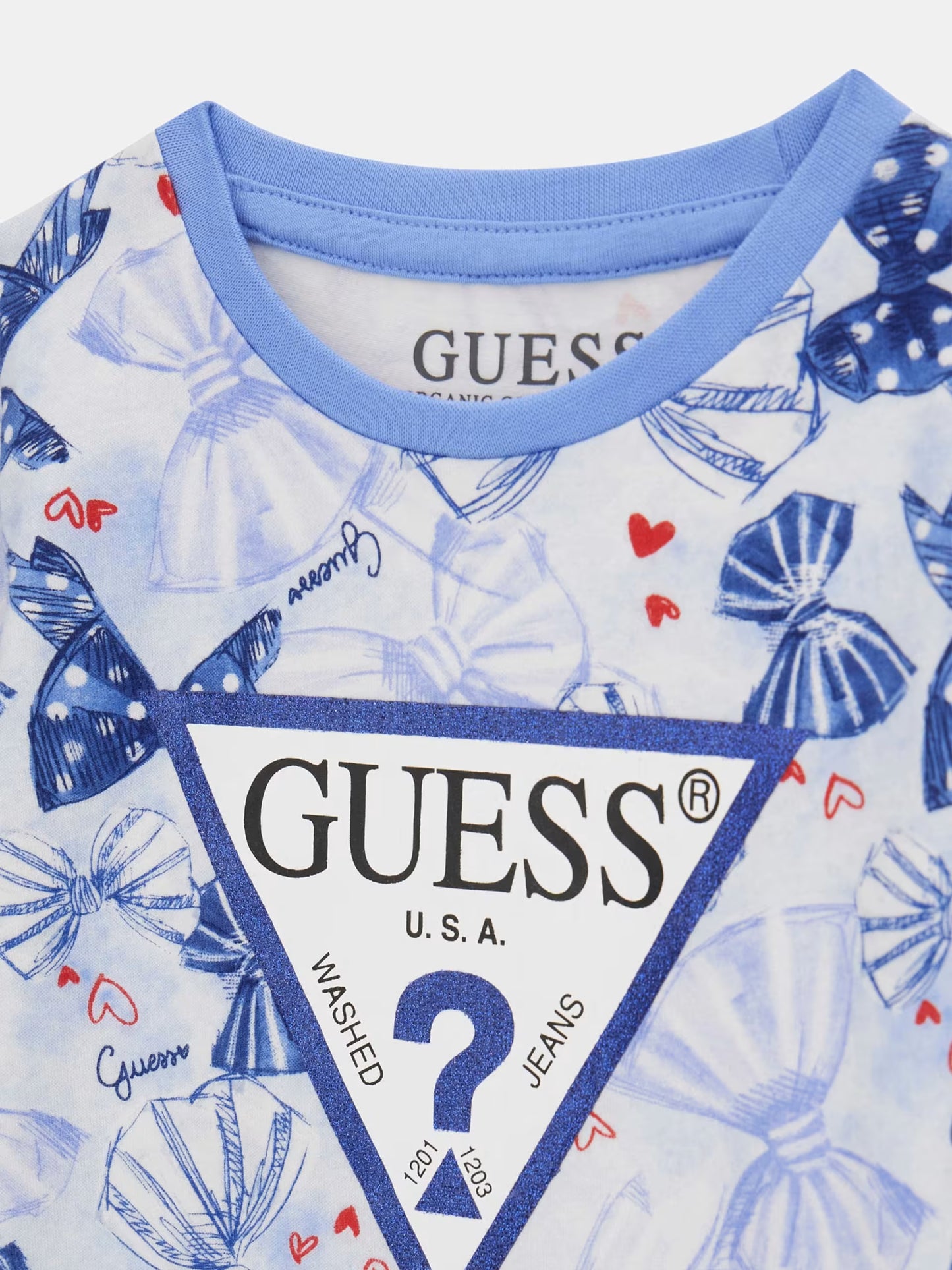 GUESS KIDS GIRLS MULTIPRINTED T SHIRT