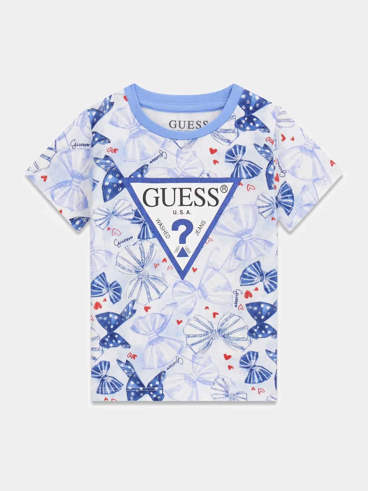 GUESS KIDS GIRLS MULTIPRINTED T SHIRT
