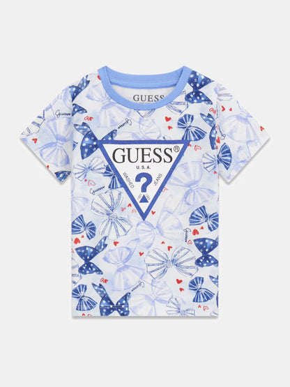 GUESS KIDS GIRLS MULTIPRINTED T SHIRT