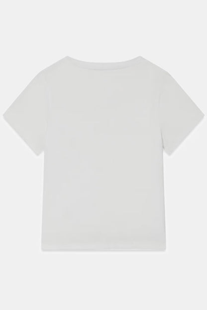 GUESS KIDS SEQUINS TRIANGLE T SHIRT