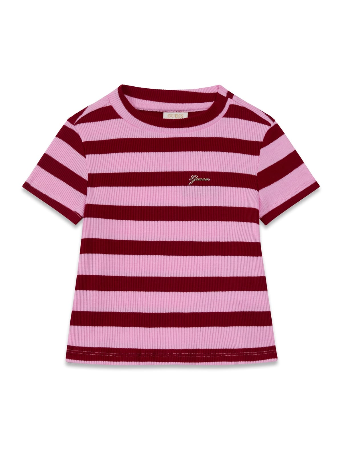 GUESS KIDS RIB STRIPED T SHIRT