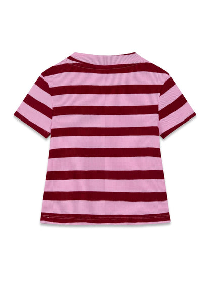 GUESS KIDS RIB STRIPED T SHIRT