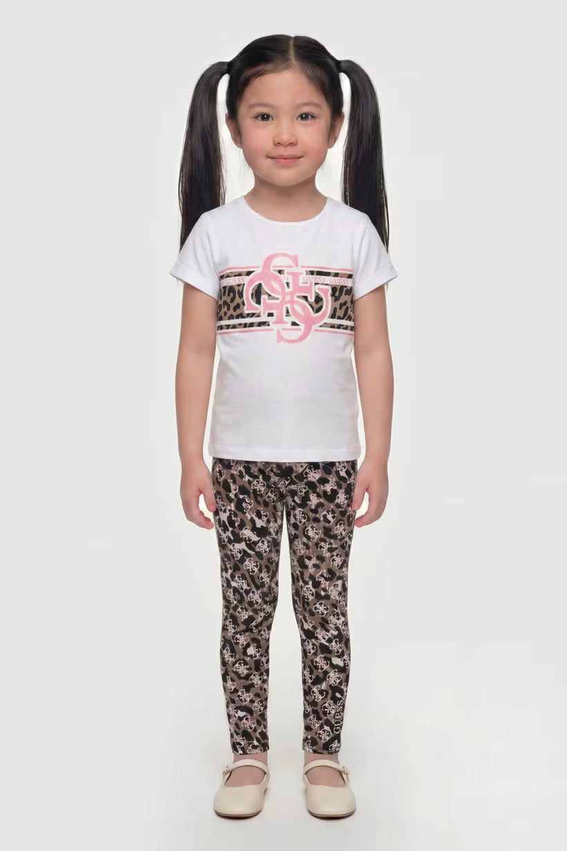 GUESS KIDS ANIMAL PRINT LEGGINGS