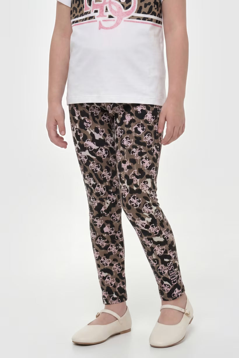 GUESS KIDS ANIMAL PRINT LEGGINGS