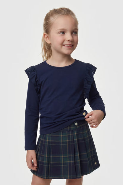 GUESS KIDS BLOUSE WITH RUFFLES