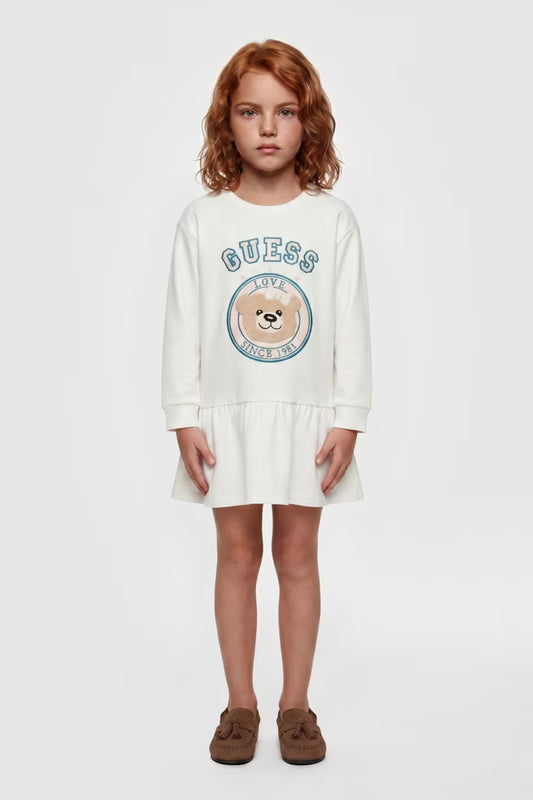 GUESS KIDS BABY BEAR ACTIVE DRESS