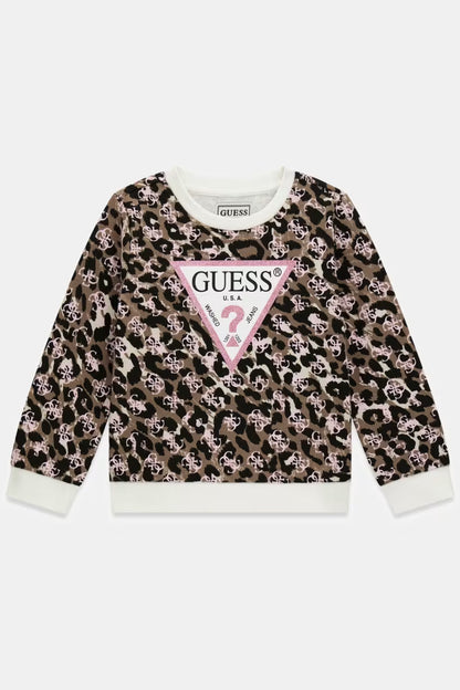GUESS KIDS ANIMAL PRINT SWEATSHIRT