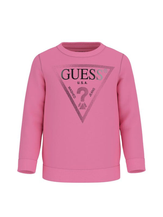 GUESS LS TRIANGLE LOGO FLEECE