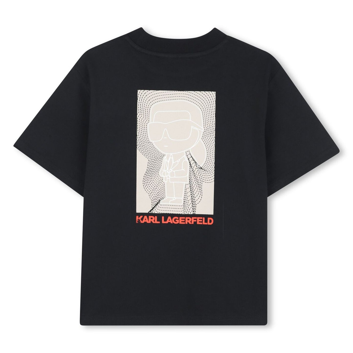 KARL LAGERFELD GRAMPIC PRINT T SHIRT
