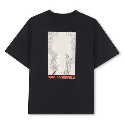 KARL LAGERFELD GRAMPIC PRINT T SHIRT