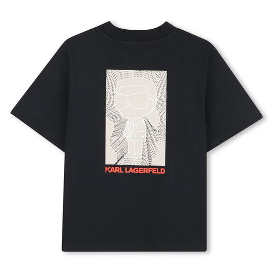 KARL LAGERFELD GRAMPIC PRINT T SHIRT