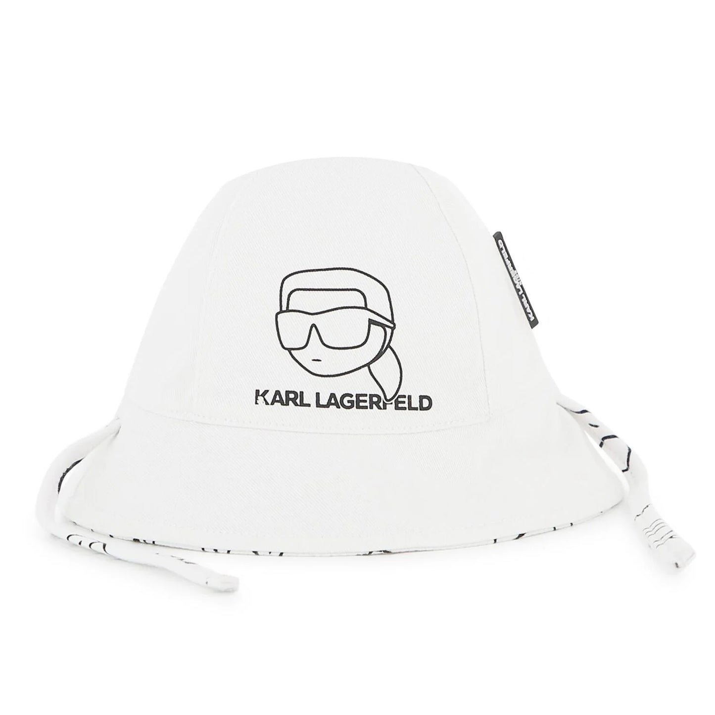 KARL LAGERFELD KIDS REVERSIBLE LOGO HAT