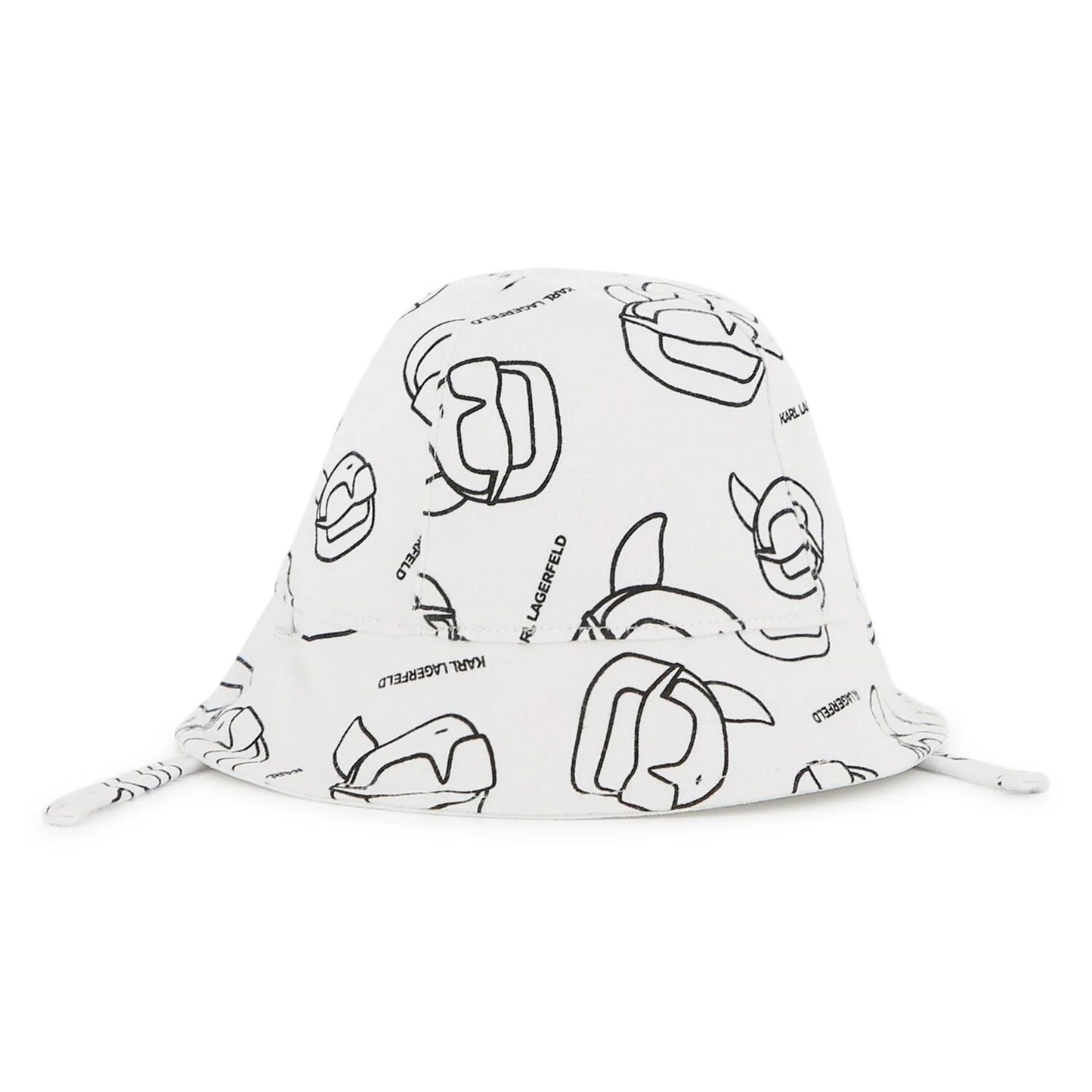 KARL LAGERFELD KIDS REVERSIBLE LOGO HAT