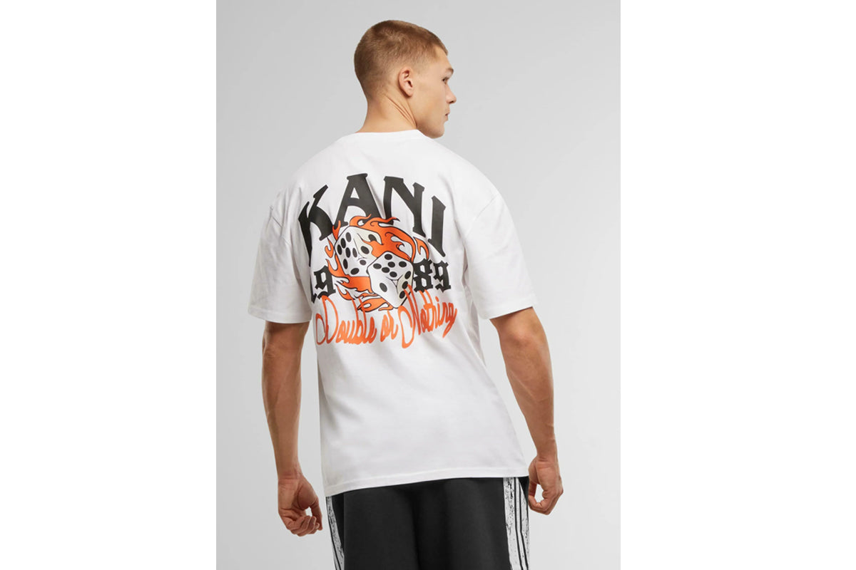 KARL KANI DICE PRINT OVERSIZED T SHIRT