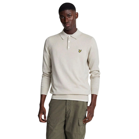 LYLE & SCOTT COTTON MERINO POLO SHIRT