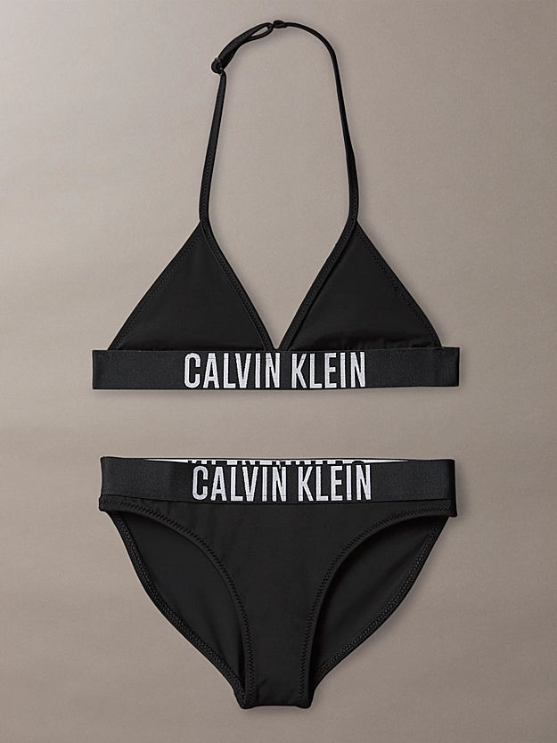 CALVIN KLEIN KIDS GIRLS TRIANGLE BIKINI SET-INTENSE POWER