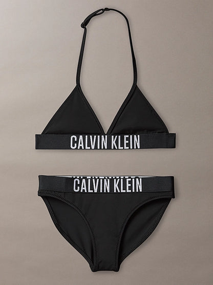 CALVIN KLEIN KIDS GIRLS TRIANGLE BIKINI SET-INTENSE POWER