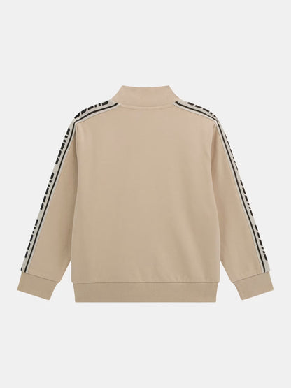GUESS SIDE TAPE ZIP SEATSHIRT