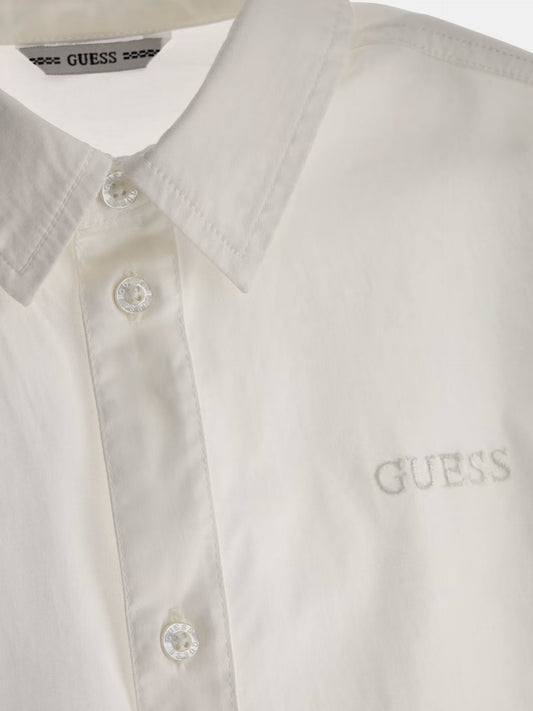 GUESS CORE LOGO POPLIN SHIRT
