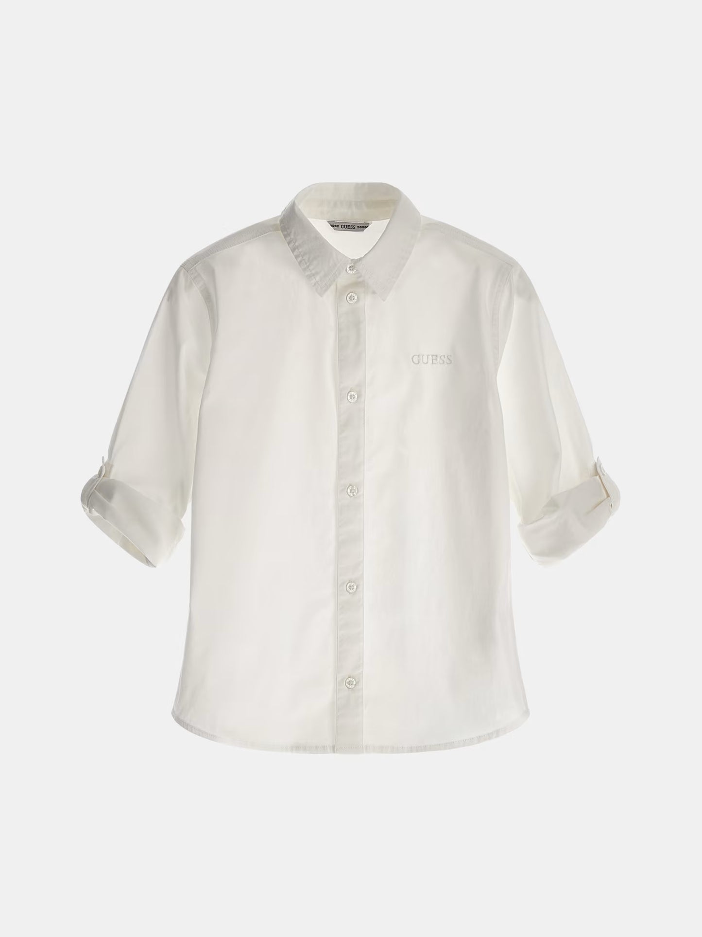 GUESS CORE LOGO POPLIN SHIRT