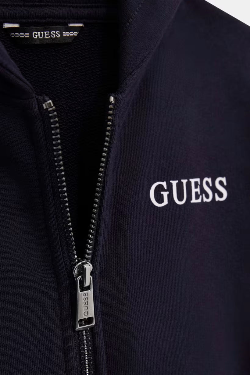 GUESS KIDS ZIP UP HOODED ACTIVE TOP