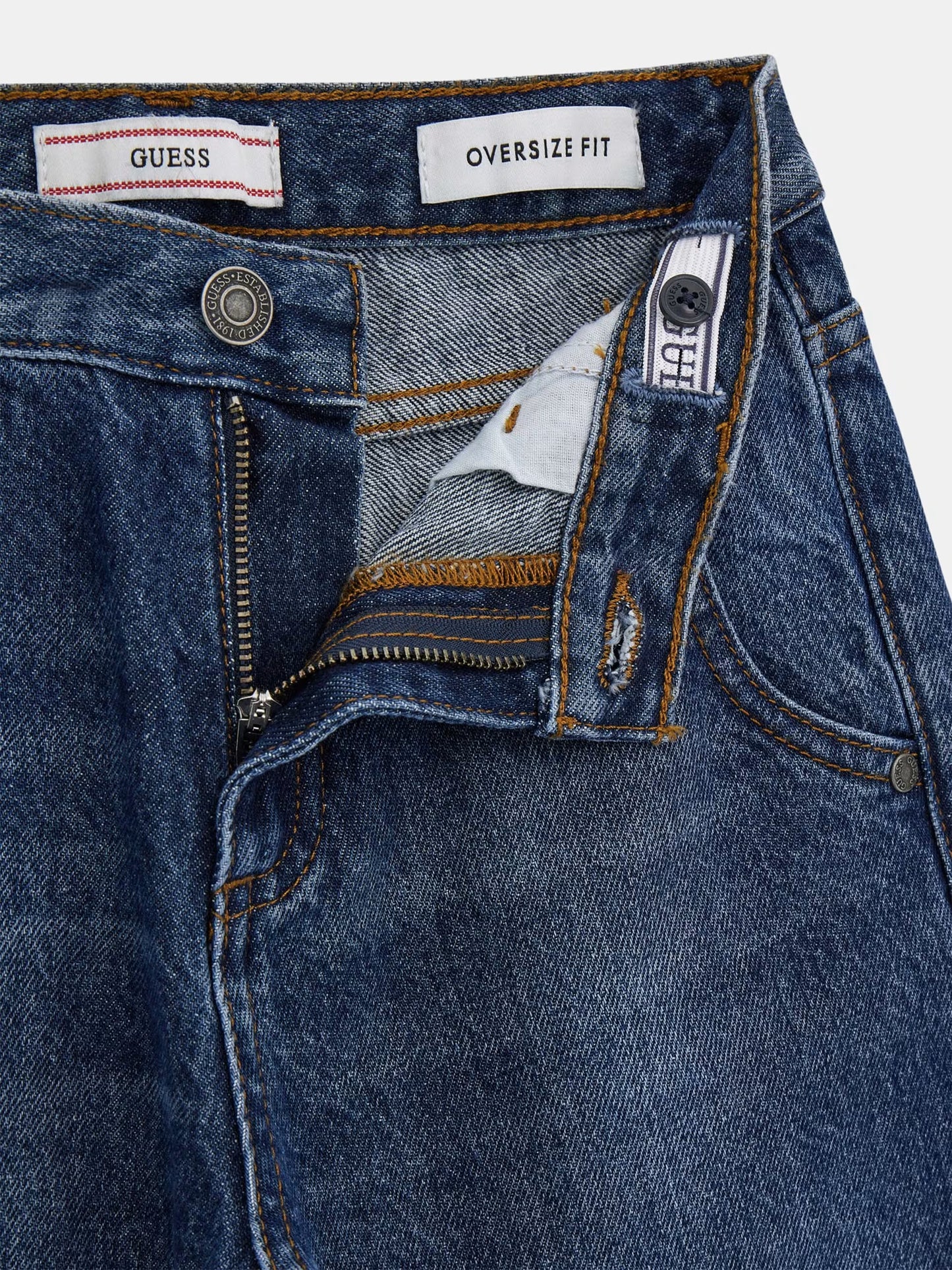 GUESS JEANS KIDS BALLOON DENIM PANTS