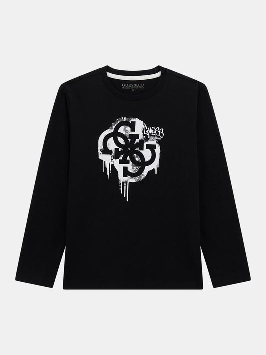 GUESS JEANS KIDS QUATRO G LS T SHIRT