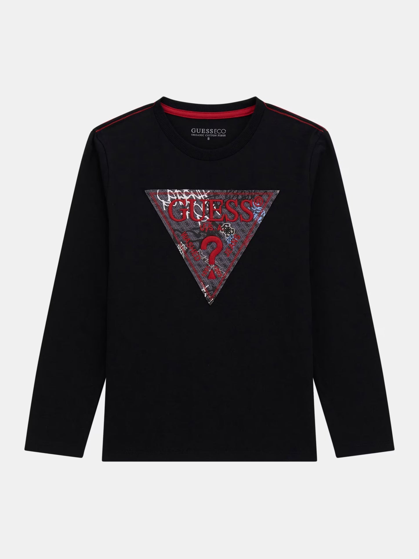 GUESS KIDS TRIANGLE LOGO LS JERSEY