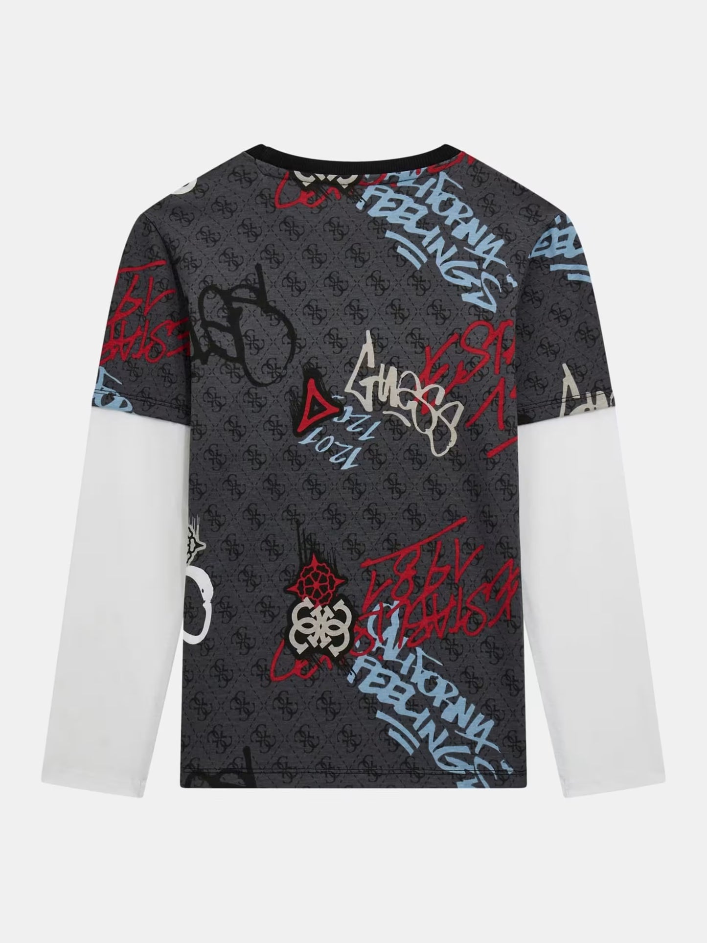 GUESS JEANS GRAFFITI LS T SHIRT