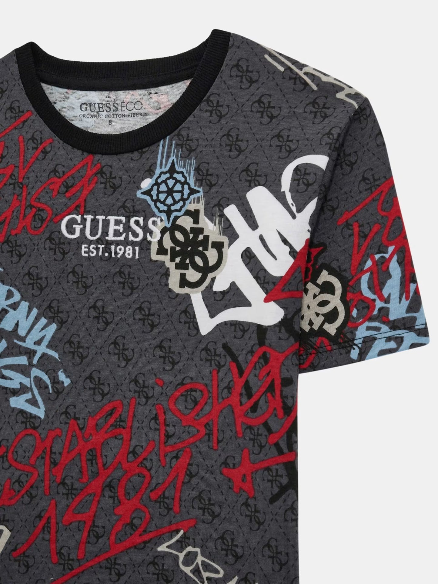 GUESS JEANS GRAFFITI LS T SHIRT