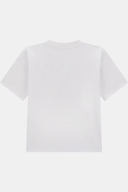GUESS KIDS REGULAR FIT METAL TRIANGLE T SHIRT