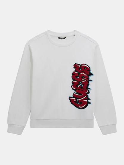 GUESS KIDS ACTIVE TOP KNITTED LOGO PULLOVER