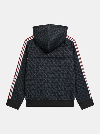 GUESS KIDS HOODED FULL ZIP ACTIVE TOP