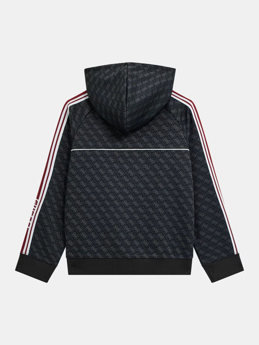 GUESS KIDS HOODED FULL ZIP ACTIVE TOP