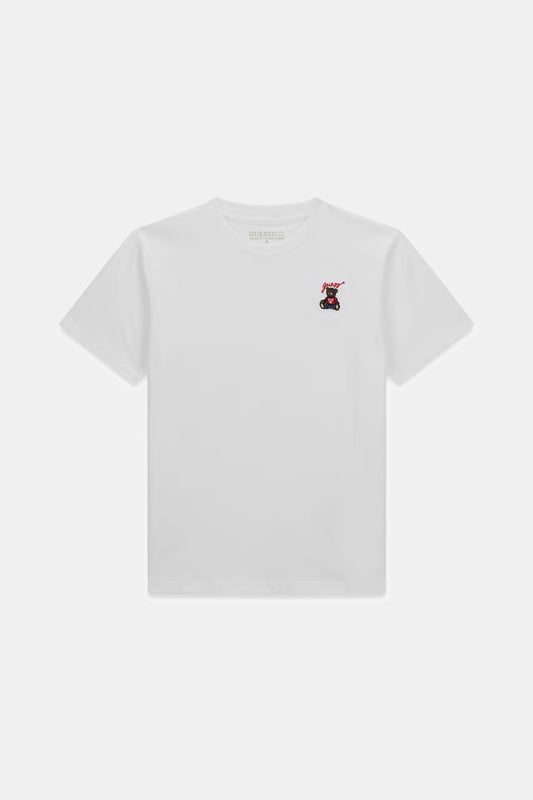 GUESS KIDS BEAR LOGO OVERSIZED T SHIRT
