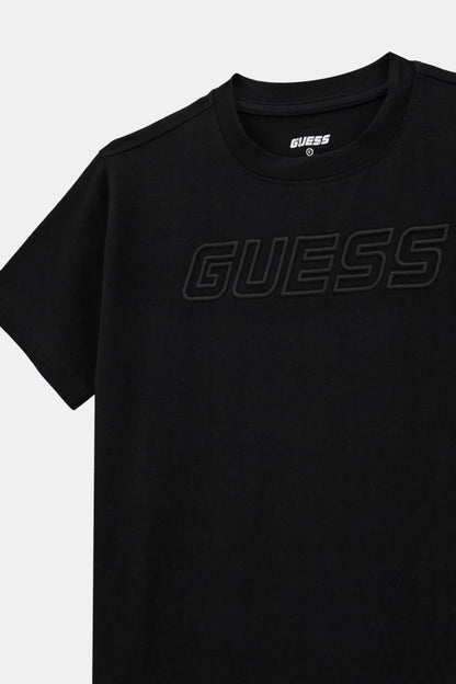 GUESS KIDS LOGO PRINT T SHIRT