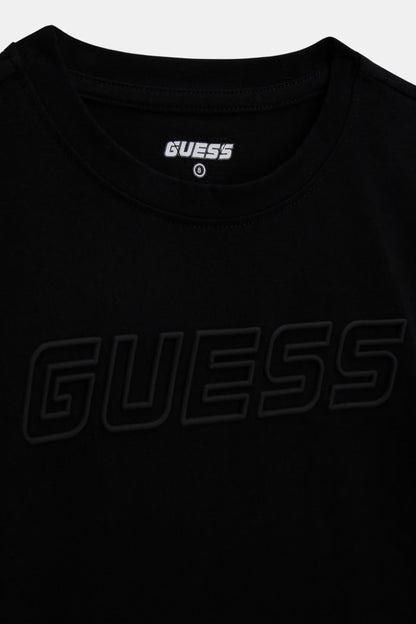 GUESS KIDS LOGO PRINT T SHIRT