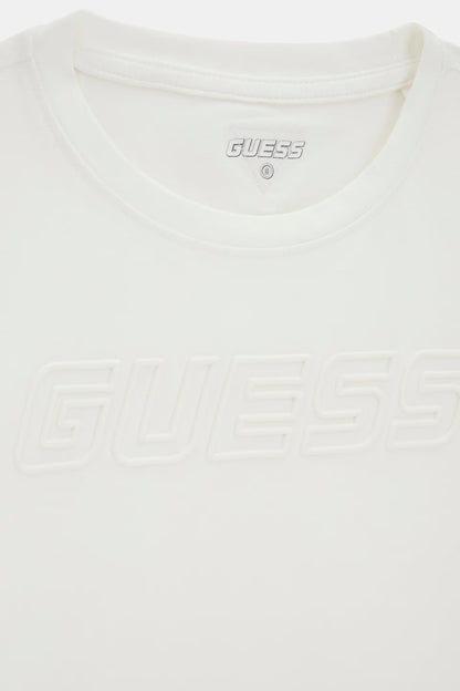 GUESS KIDS LOGO PRINT T SHIRT