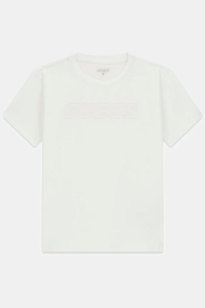 GUESS KIDS LOGO PRINT T SHIRT